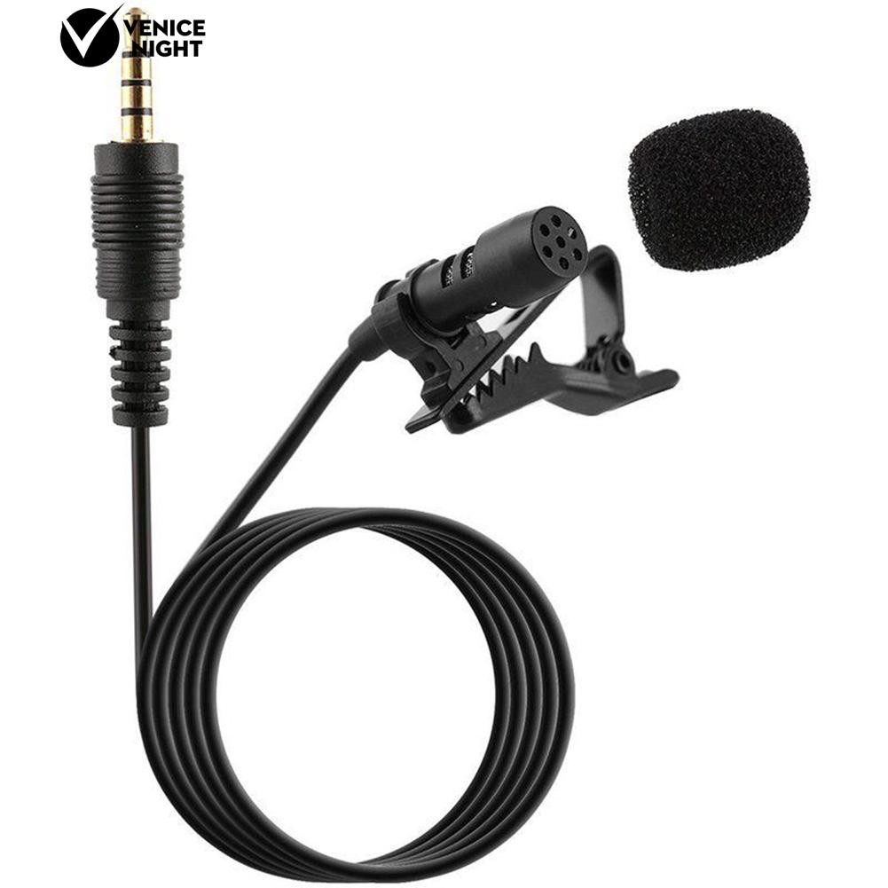 [COD]Microphone Clip-On Lavalier Mini dengan Jack 3.5mm