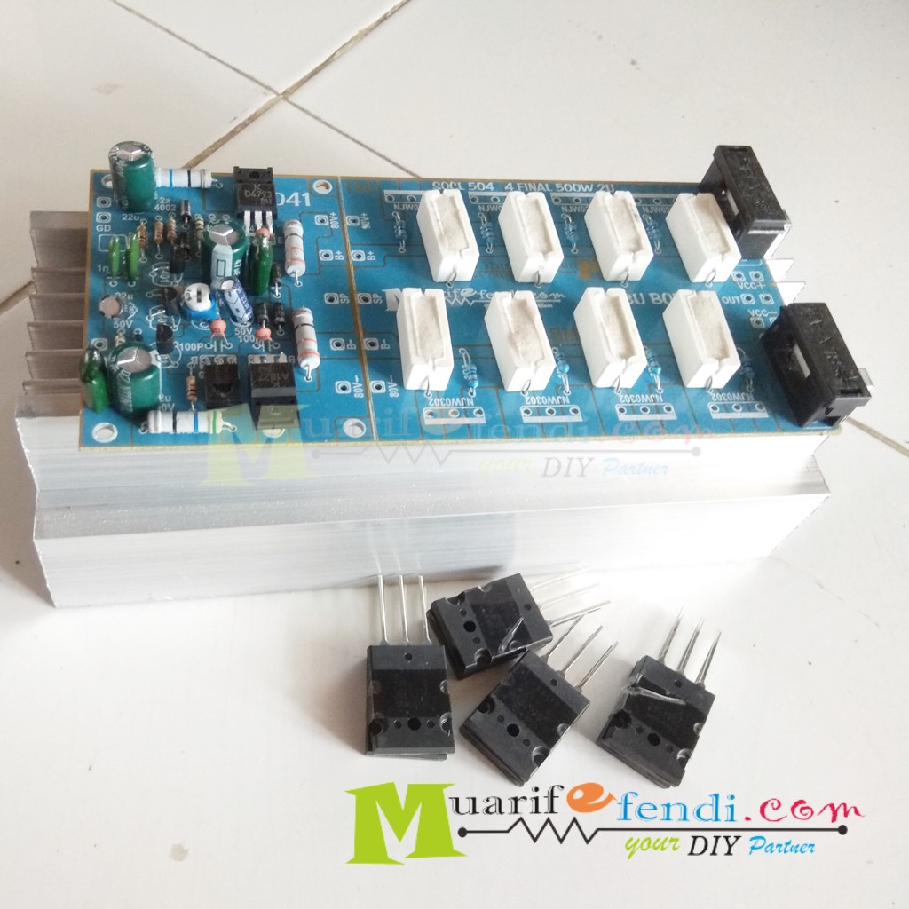 Power Amplifier SOCL504 SOCL 504 KOMPLIT HS dan FINAL SIAP PAKAI KIT