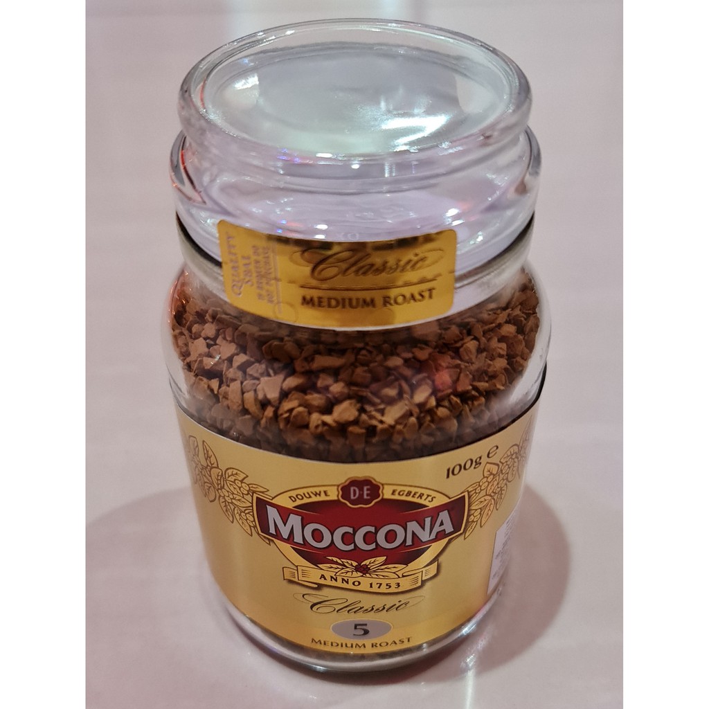 Kopi Moccona Coffee Classic 5 Medium Roast 100 Gram