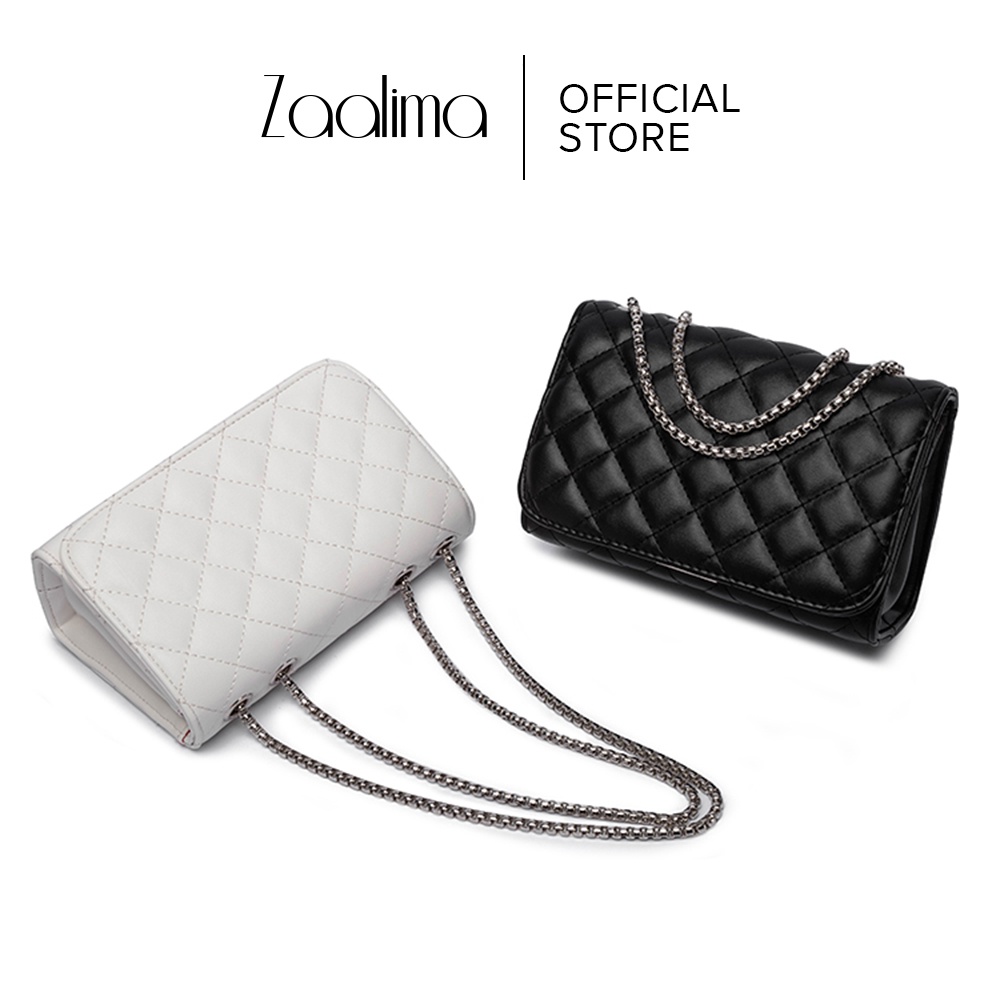 [HONYAN] Tas Import Wanita Selempang Sling bag Tali Rantai Quilted Korea Mini - Hana Sling Bag