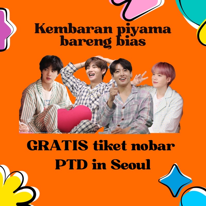 [READY] Piyama Suga Yoongi zoom jungkook taehyung bts tear o butter album