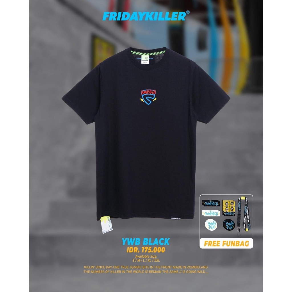 Tshirt FRIDAY KILLER "YWB BLACK" fridaykiller_store