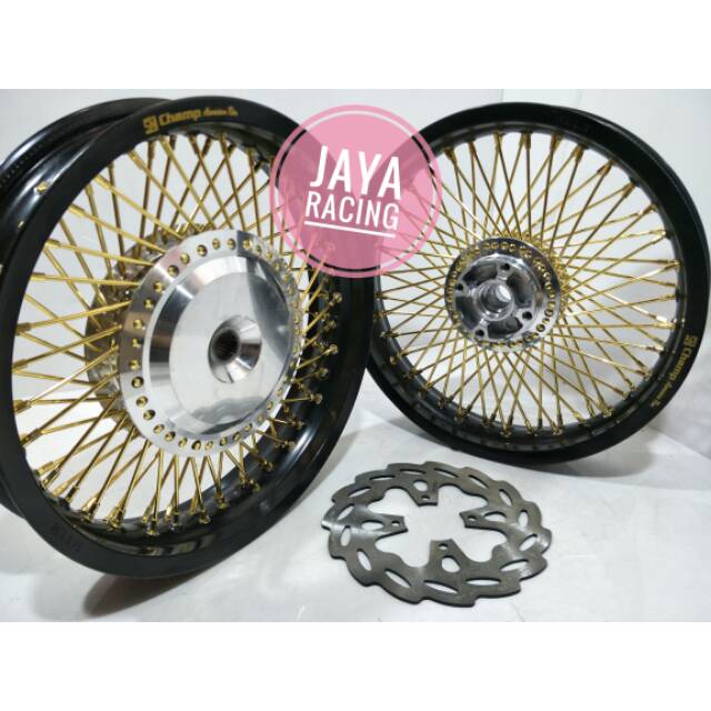Velg jari jari seribu ring 14 lebar 250 215 Beat - beat street - vario 110 - scoopy sepaket komplit