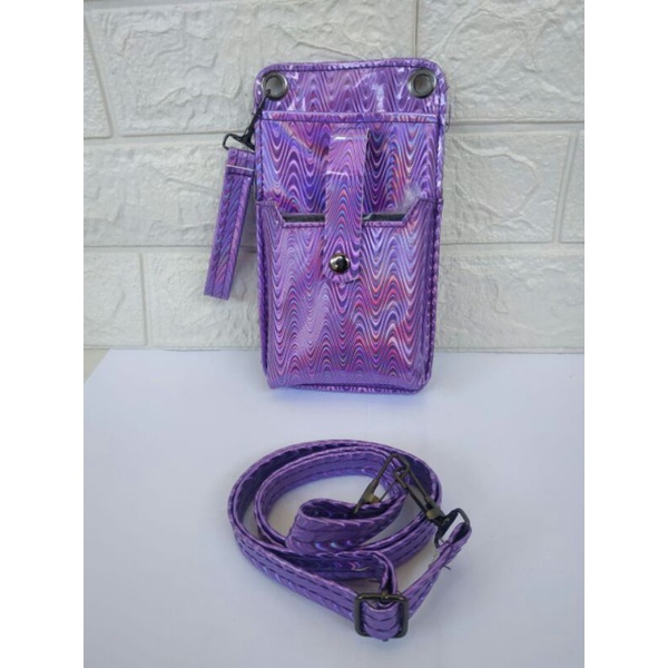 RULLY_SLINGBAG HP HOLORGAM/ POCKET HP /TAS SELEMPANG WANITA /TAS TEMPAT HP