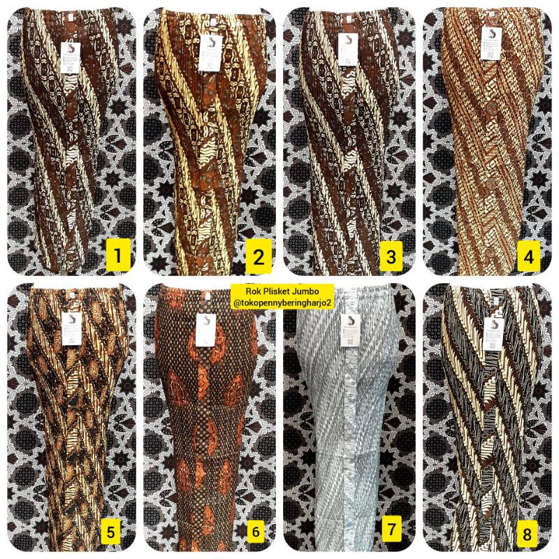 Rok Plisket Jumbo