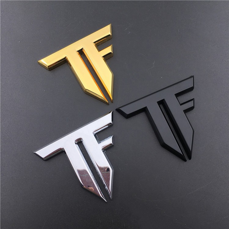 1pc Stiker Emblem Logo Transformers 3D TF Bahan Metal Untuk Mobil / Truk