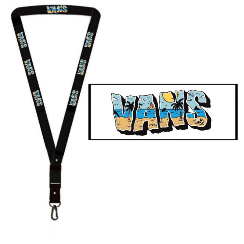 

lanyard Distro VANS gantungan kunci Band Rock tali lanyard gantungan leher id card name tag kartu nama / pods