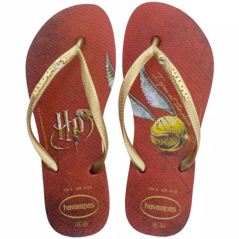 Havaianas Flip Flop & Sandal Jepit Wanita / Havaianas Slim Harry Potter