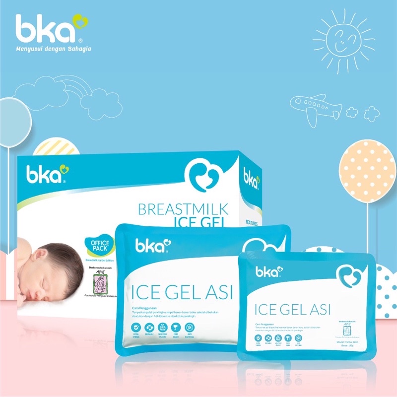 Bka ice gel office pack isi 2 paket hemat - gel asip