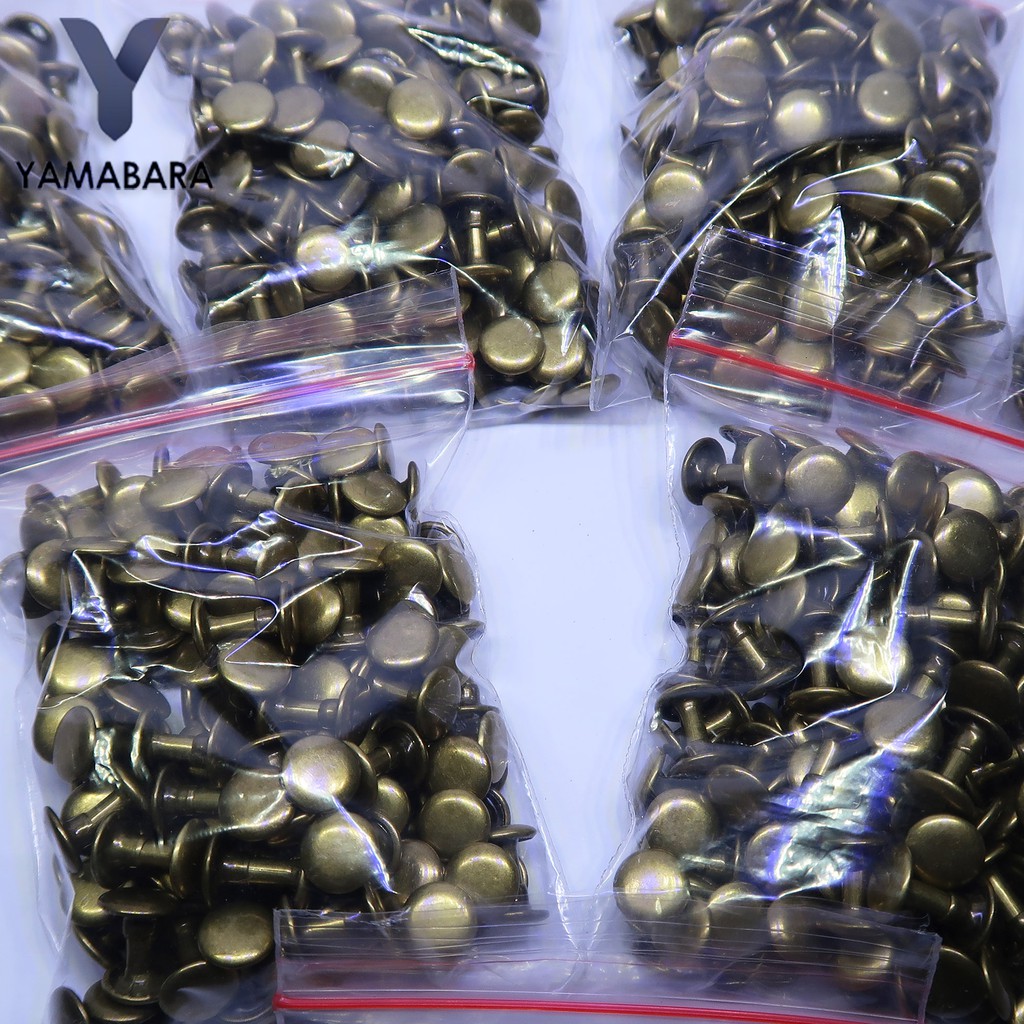 PAKU KELING RIVET DUA SISI | PAKU CENTANG 9 MM BOLAK BALIK | ATG