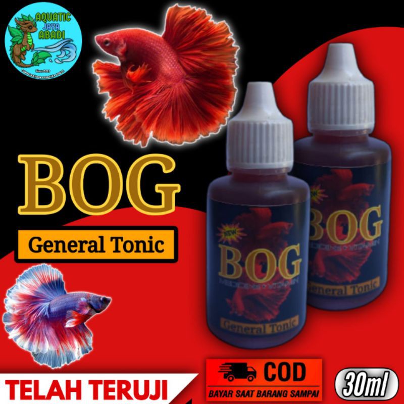 BOG General Tonic Vitamin mutasi warna ikan cupang