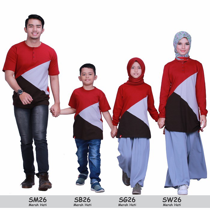 SHAFA MARWA SARIMBIT 26 Seragam keluarga couple sarimbit ayah ibu anak koko gamis muslim