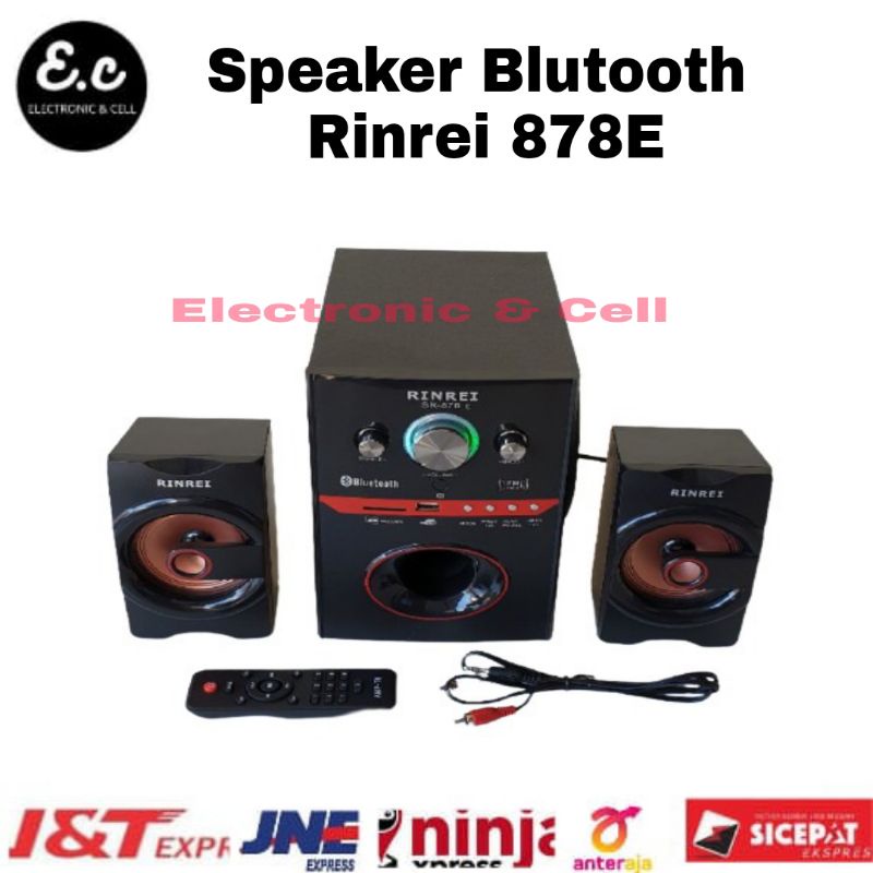 Speaker Bluetooth Rinrei Sr - 878E Speaker Multimedia Rinrei