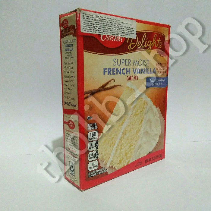 

Betty crocker french vanilla 432 gram