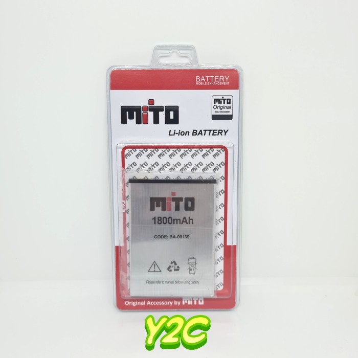 BATERAI ORIGINAL OEM MITO Y1 A79 / BA 00139 / BATRE / BATRAI / BATERE / BATU / BATREI