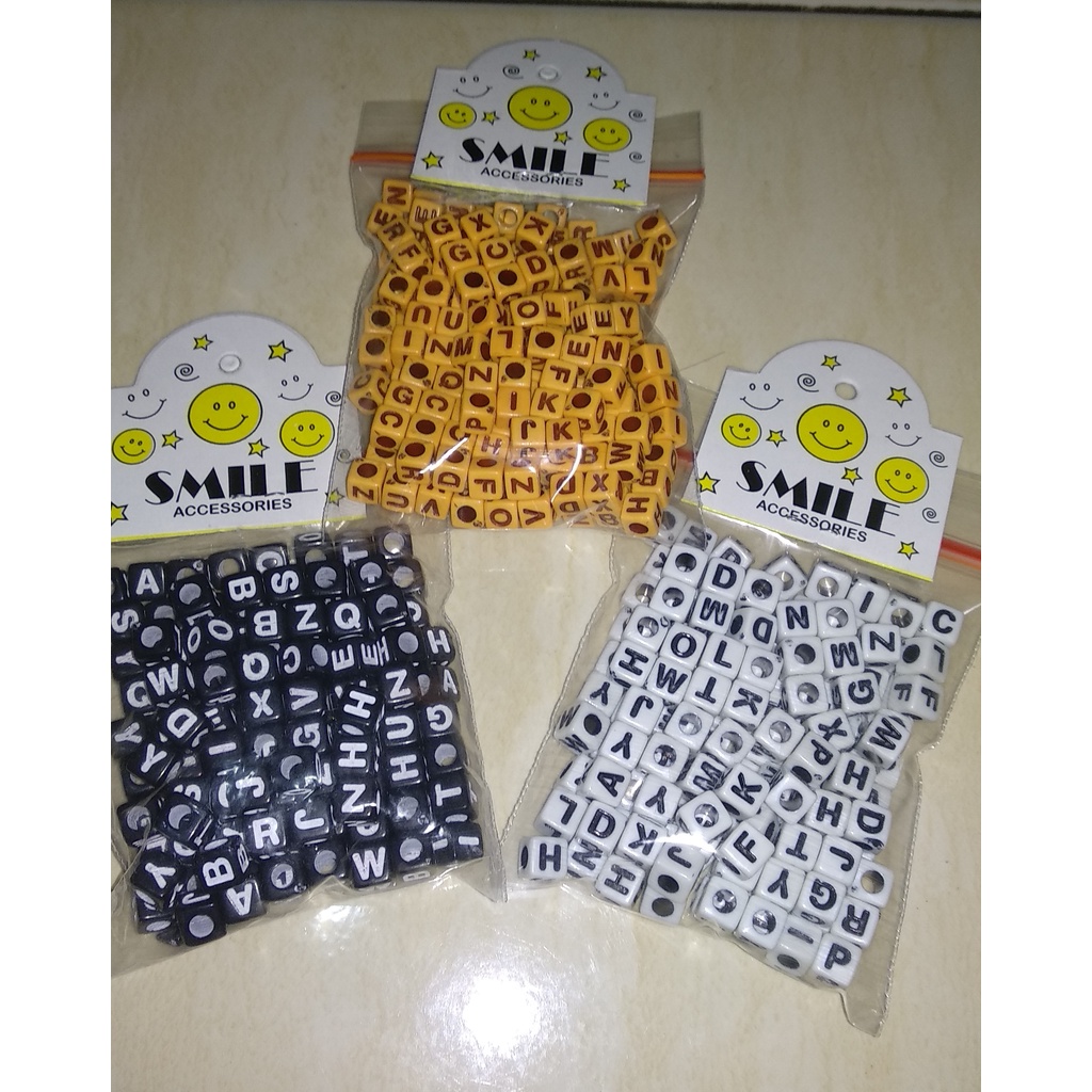 Mote Abjad Kotak 100 Gram- Mote Huruf Model Kotak 100 Gram