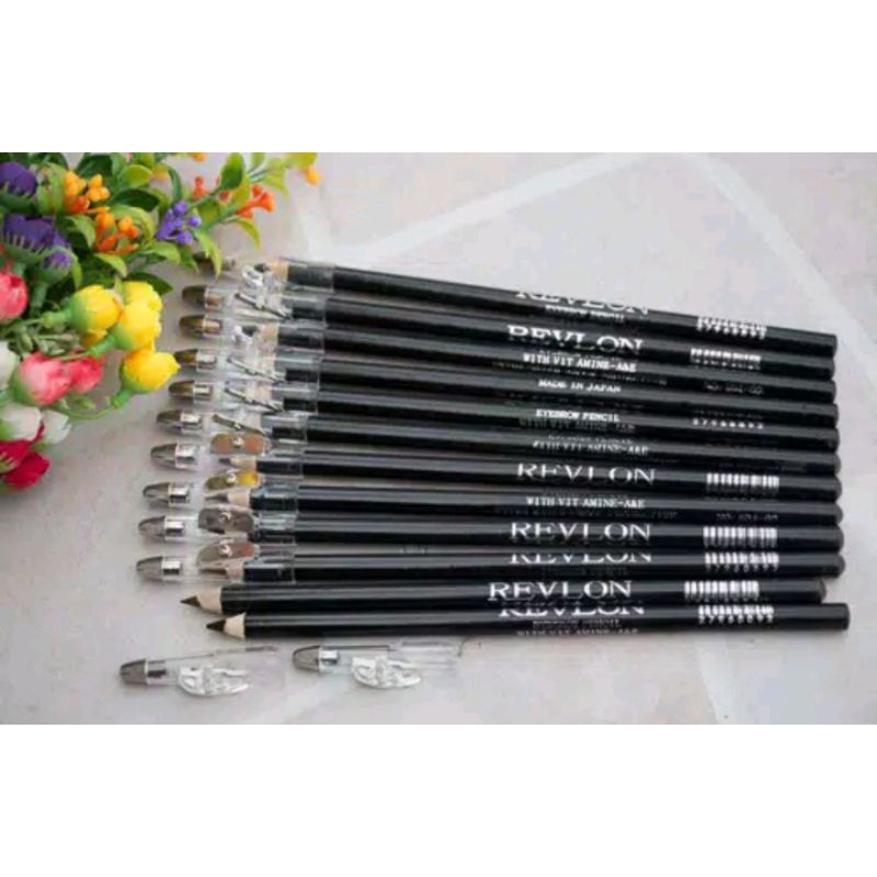 Pensil Alis + serut Rvln/Ponds Coklat/hitam