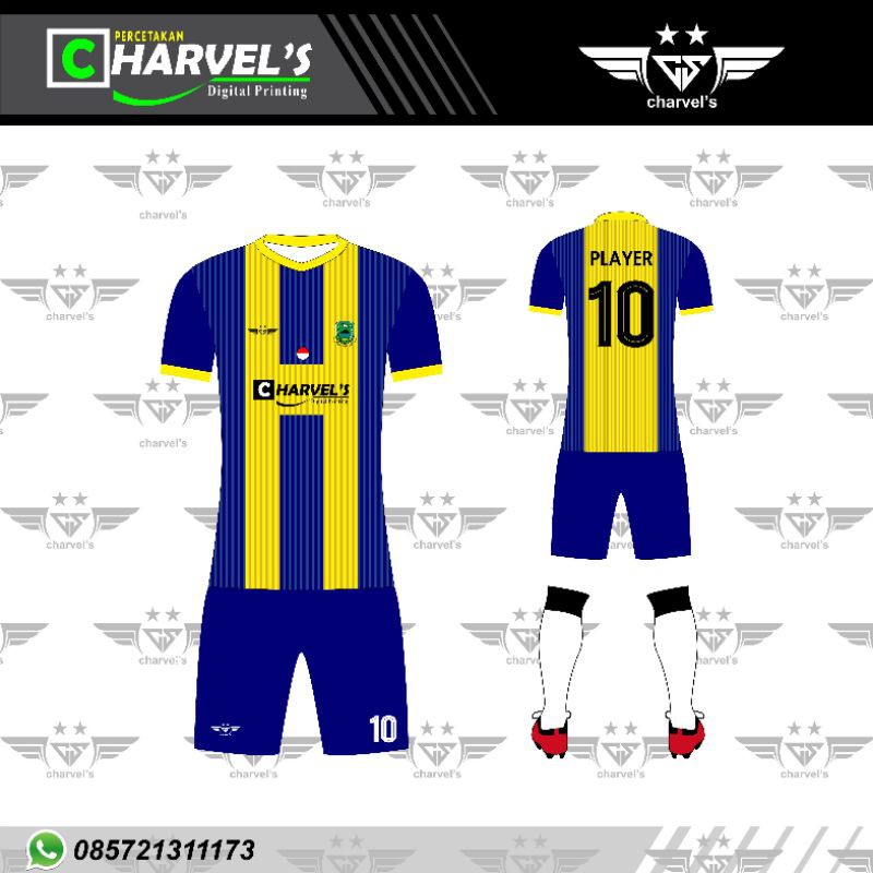 JERSEY SEPAK BOLA FUTSAL VOLY DESAIN SENDIRI