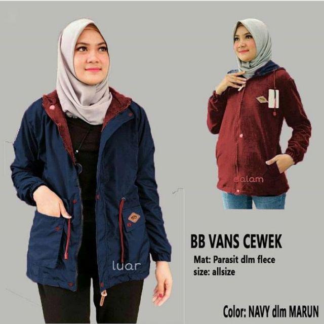 Jaket Parasut V3 Dua Lapis Bukan Satu Lapis/Parasut Lumino/Parasut Milkita Kekinian-Navy-Maroon