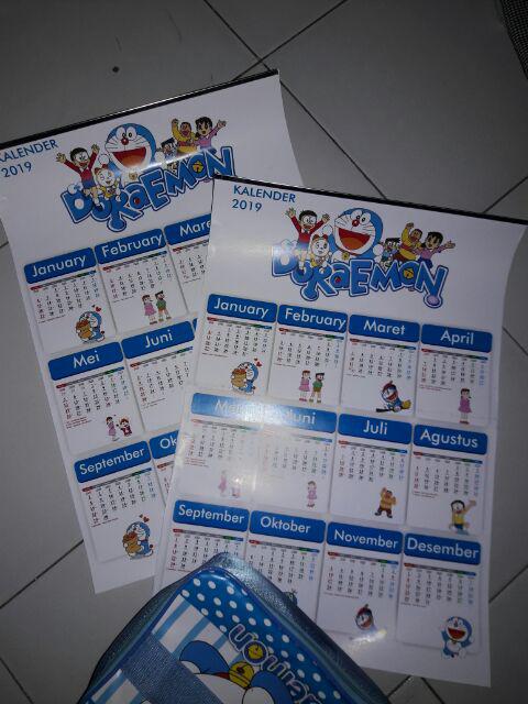 Kalender 2020 doraemon Shopee Indonesia