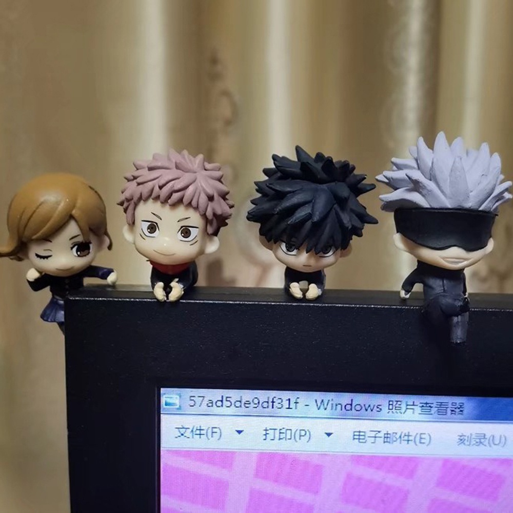 Needway  for Gift Action Figure 6pcs/lot Yuji Itadori Jujutsu Kaisen Fushiguro Megumi Anime Figure Toys Gojo Satoru Kugisaki Nobara Modle Toys