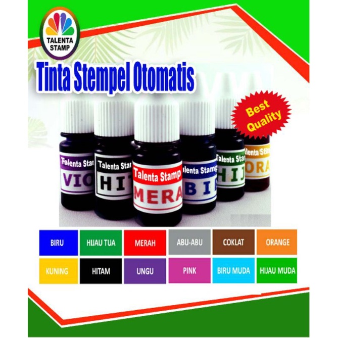 

Tinta stampel otomatis / stempel flash murah dan berkualitas