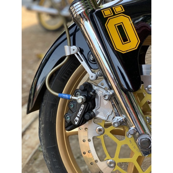BREKET SELANG REM DEPAN PNP SHOCK NINJA R BAHAN COR SEMI CNC