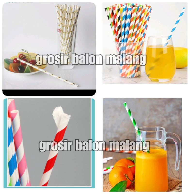 paperstraw paper straw sedotan kertas sedotan ulang tahun jus juice