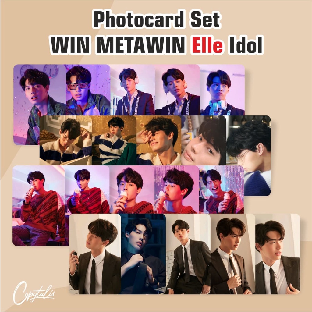 PHOTOCARD SET WIN METAWIN X ELLE IDOL