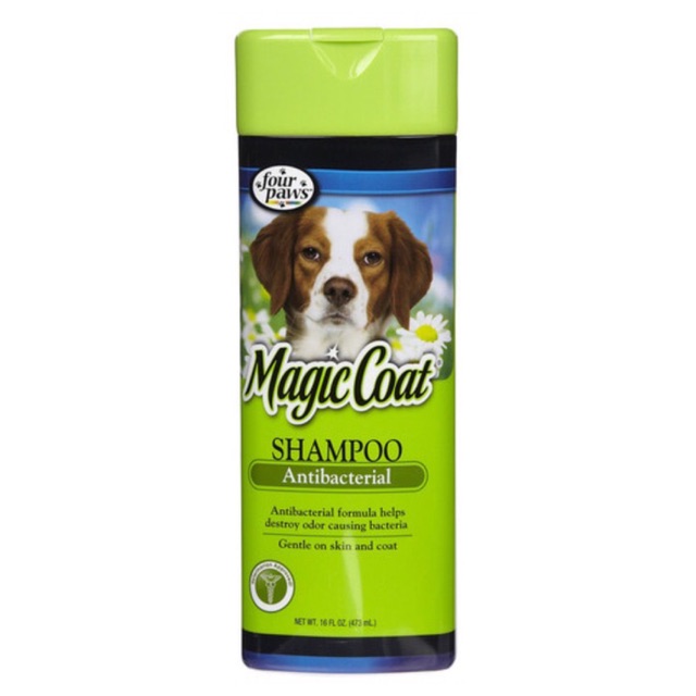 Anti bacterial dog/anjing shampoo magic coat 473ml