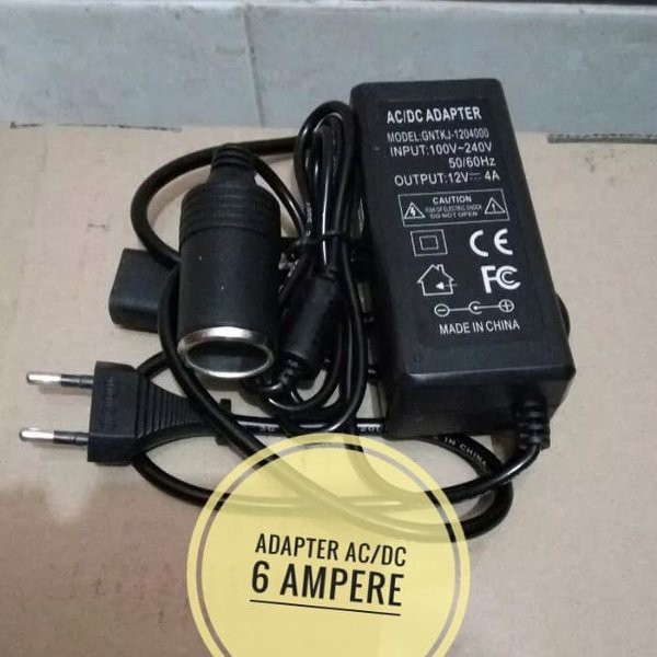 Converter Adaptor Kompresor Mini AC DC 220 Volt to 12 Volt