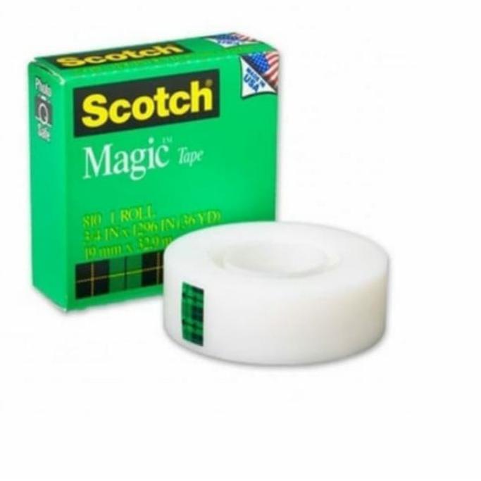 

Terbaik 3M scotch magic tape 3/4 x 36y 810 ✓