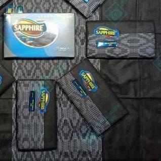 SARUNG SAPPHIRE HITAM TUMPAL