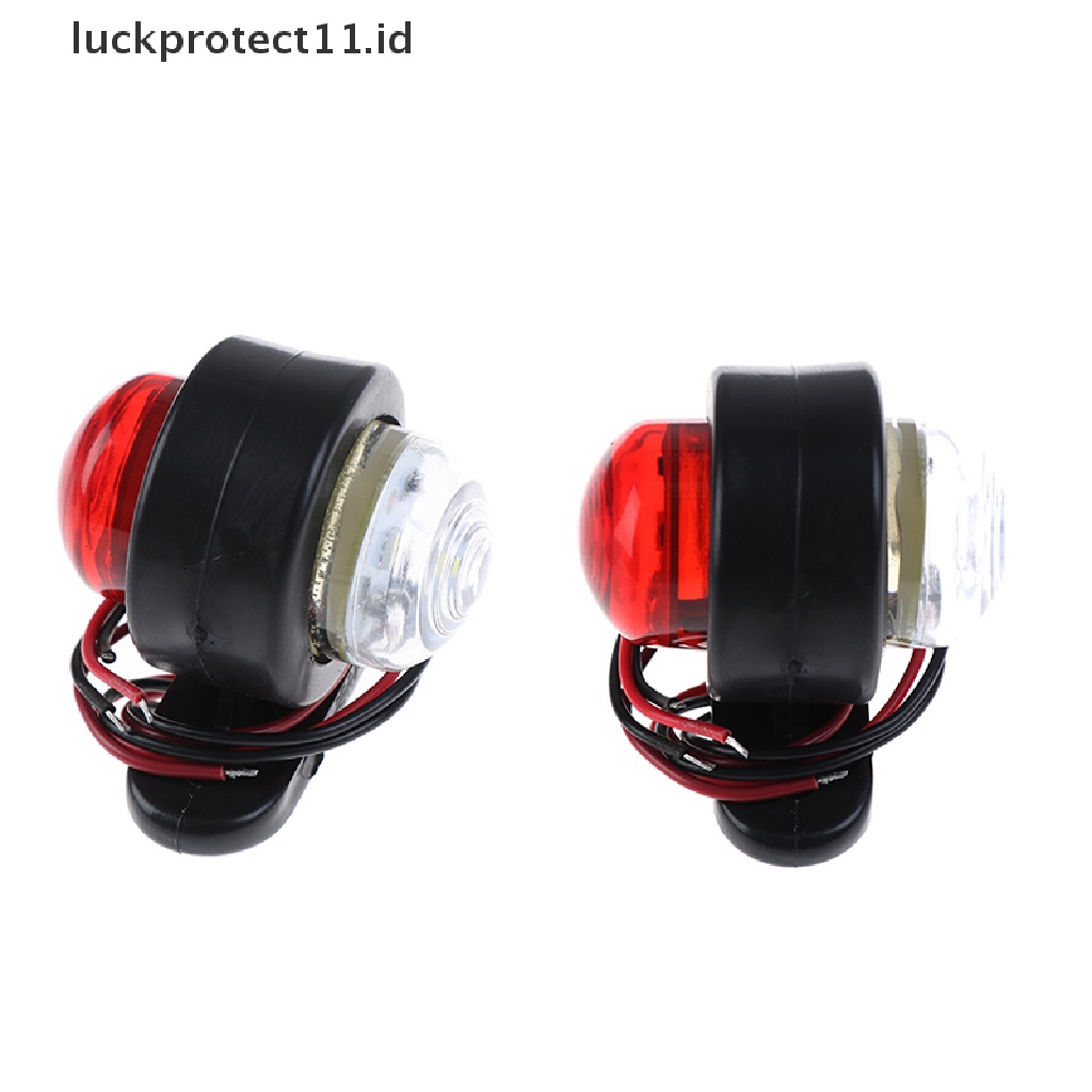 &lt; Luckprotect11. &lt; LuckproteksiId &gt; Lampu Samping Led Warna Putih Untuk Truk / Trailer / Caravan