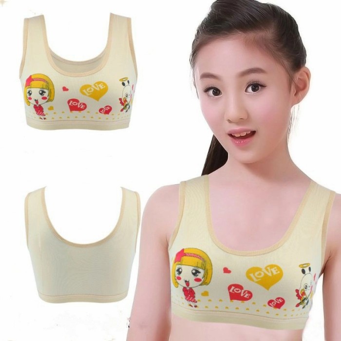Pakaian Dalam Singlet Miniset Anak Perempuan Remaja Tanggung SD SMP Mini Set Cewek Tanpa Busa Usia 1
