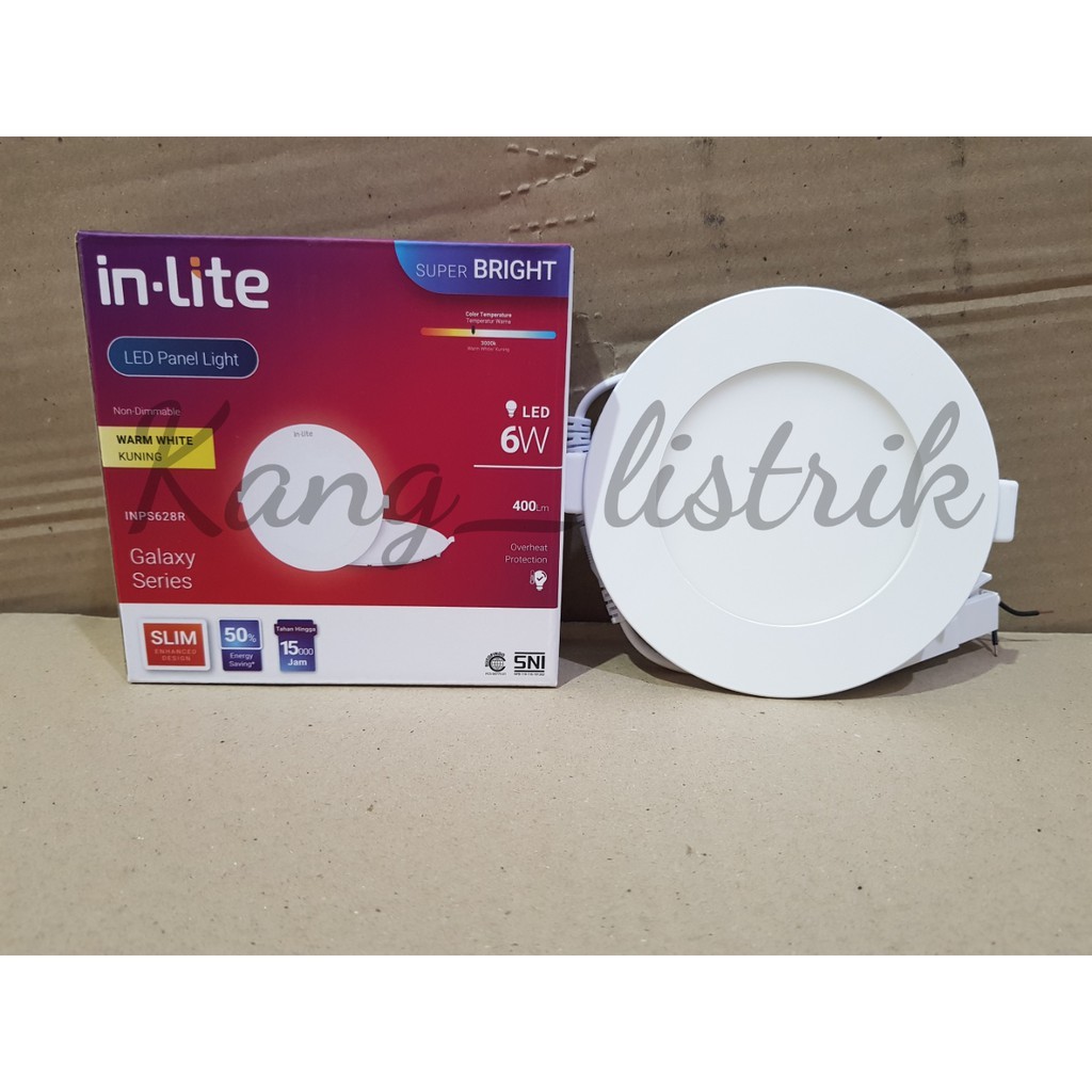 Downlight Panel Inlite 6Watt INBOW BULAT INPS628R