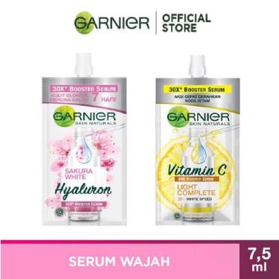 ^ KYRA ^ Garnier Serum Light Complete Vitamin C dan Hyaluron Face Serum - Netto 7.5 ml