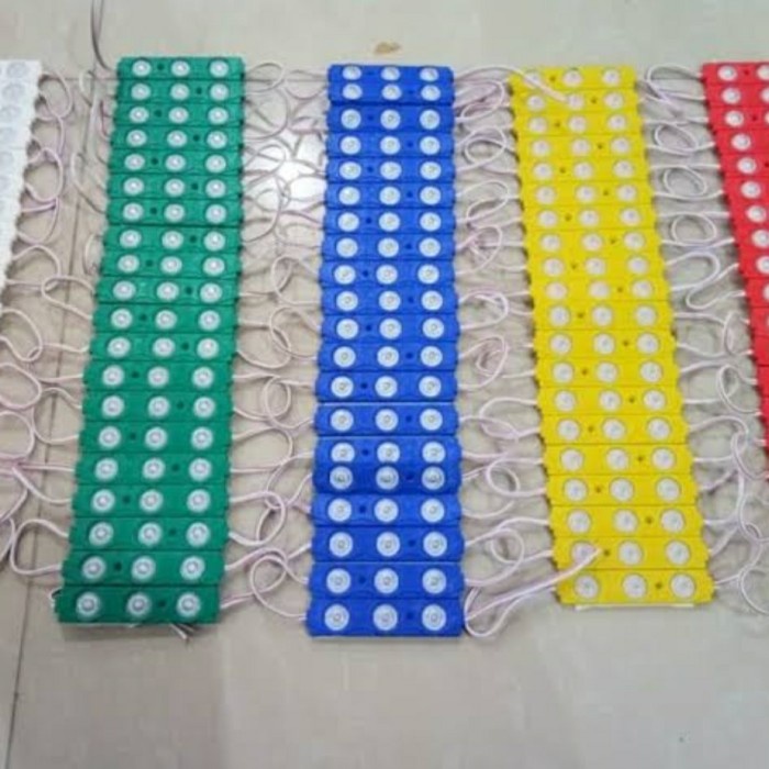 led modul mata ikan 3 led 12volt - Biru