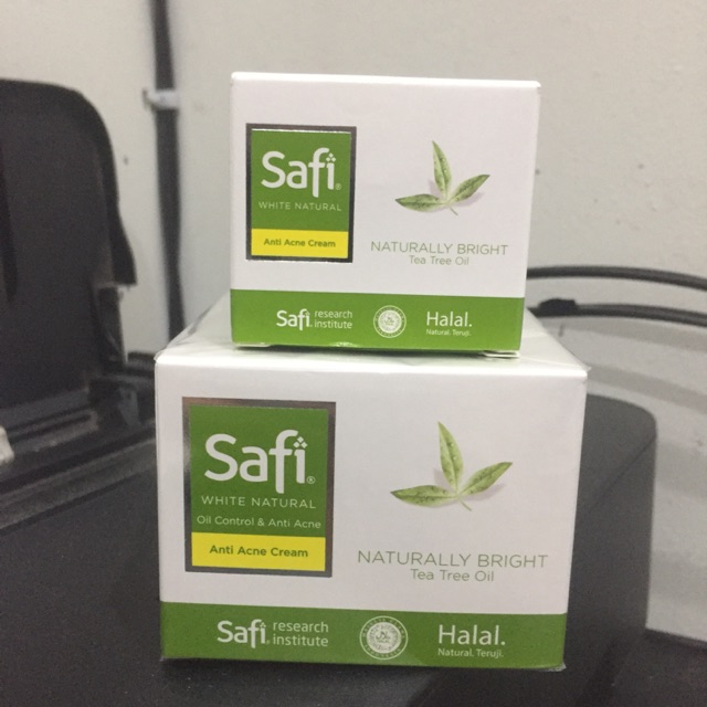review safi anti acne cream tea tree oil