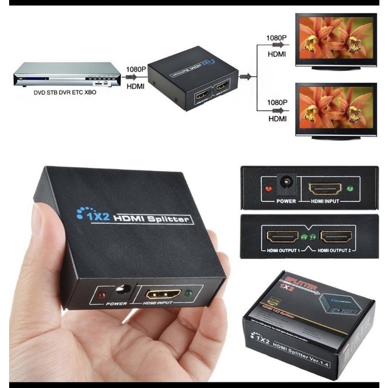 SPLITER HDMI 2 PORT