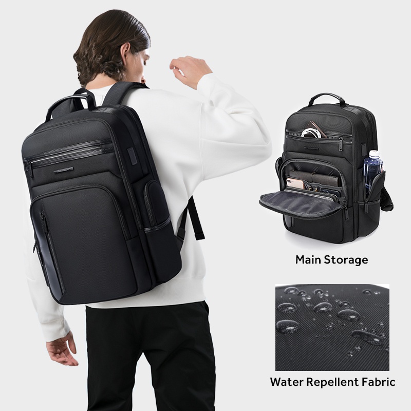 Bange Tas Ransel pria Laptop Kerja Backpack USB 15.6 Inch BG2602