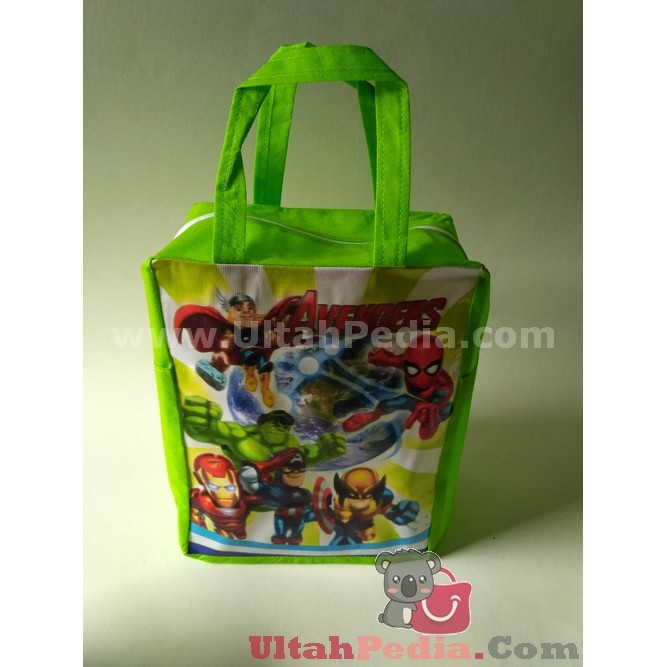 

Tas Ultah Anak | Souvenir Ulang Tahun| Goodiebag Resleting Avengers