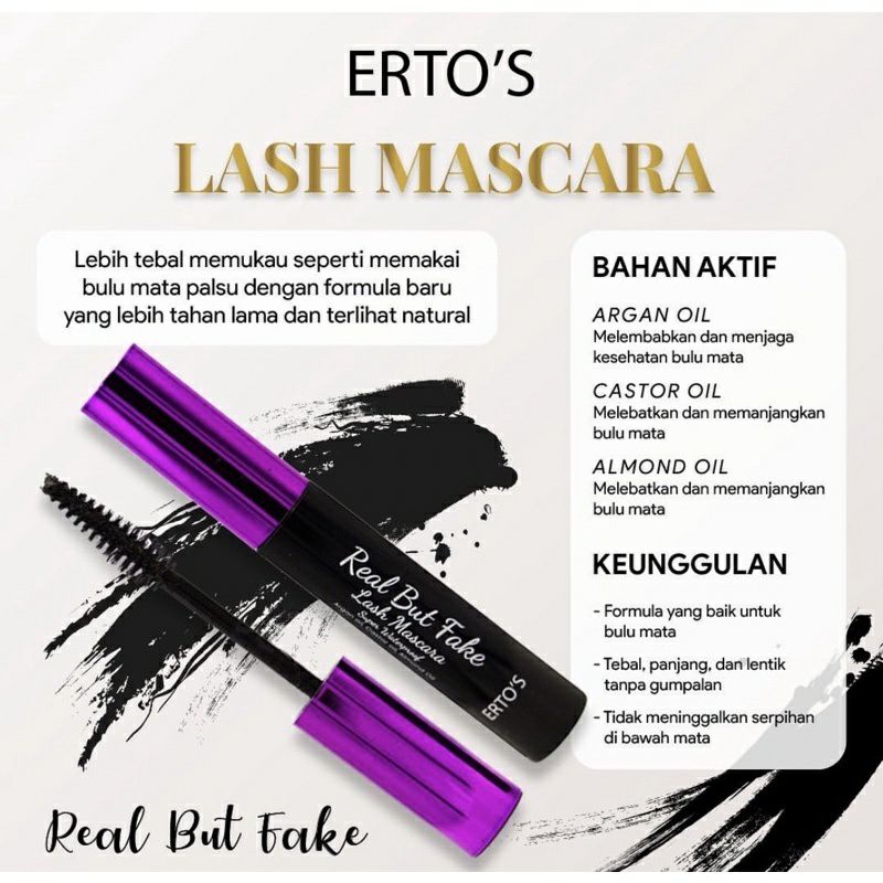 Erto's Real But Fake Lash Mascara / Mascara Ertos