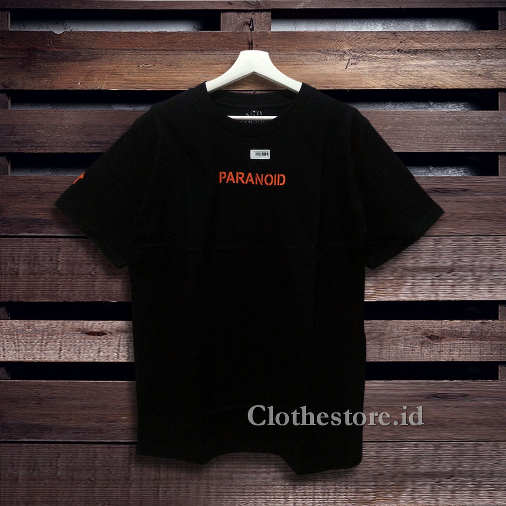 1060 KAOS T-SHIRT ASSC ANTI SOCIAL SOCIAL CLUB X UNDEFEATED PARANOID BLACK KAOS ASSC BAJU ASSC