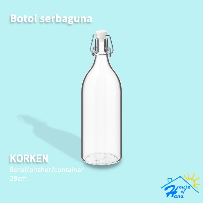 Jual Botol Minum Kaca Bening Liter Pitcher Kaca Bening Botol Minuman Botol Bening Botol Minum