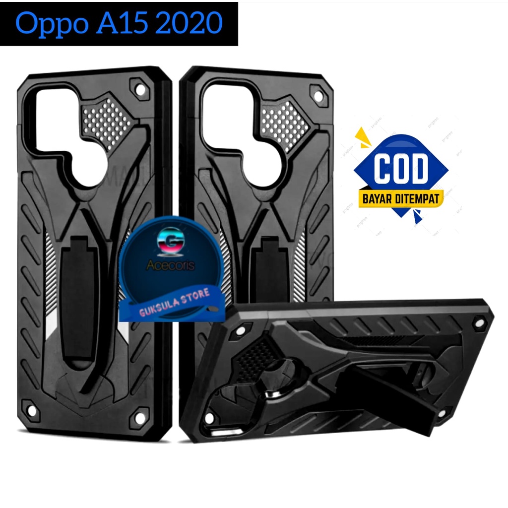 FOR ( OPPO A15 2020 ) Casing/Hardcase Phantom Robot Kick Standing