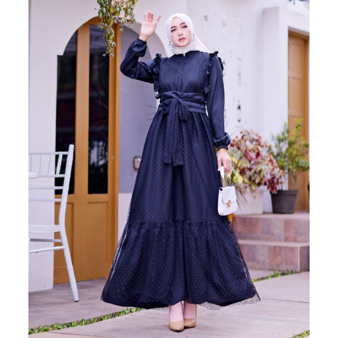 Livi Dress. DRESS MUSLIM, baju wanita, baju gamis, dress, gamis, Baju gamis, fashion wanita,