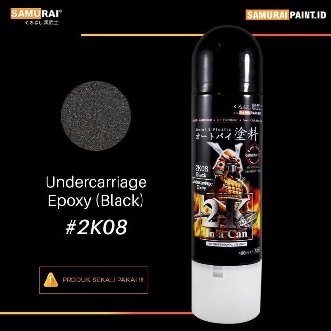 Samurai Paint Epoxy 2K08 Undercarriage Epoxy Black #2K08