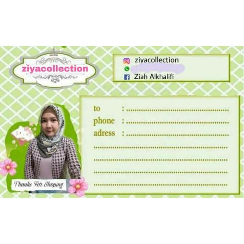 

LEBEL PENGIRIMAN OLSHOP 10X7CM