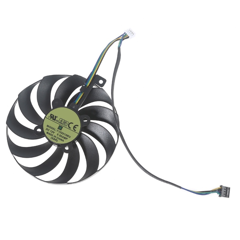 Kipas VGA Pendingin Kartu Grafis BT T129215Su Kipas Cooler Fan 4Pin 12V 0.5A Untuk RX5600